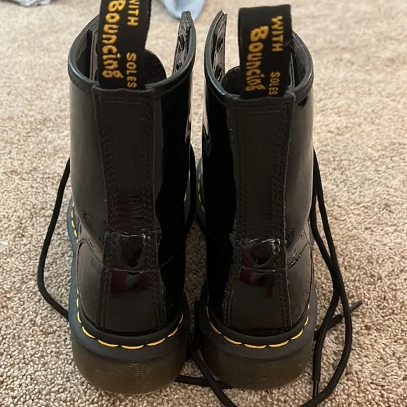 Dr. Martins, black, shiny - Picture 3 of 5